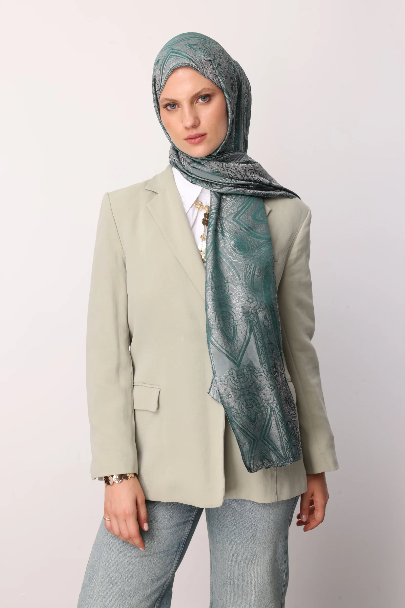 Emerald Lisa Pattern Shawl