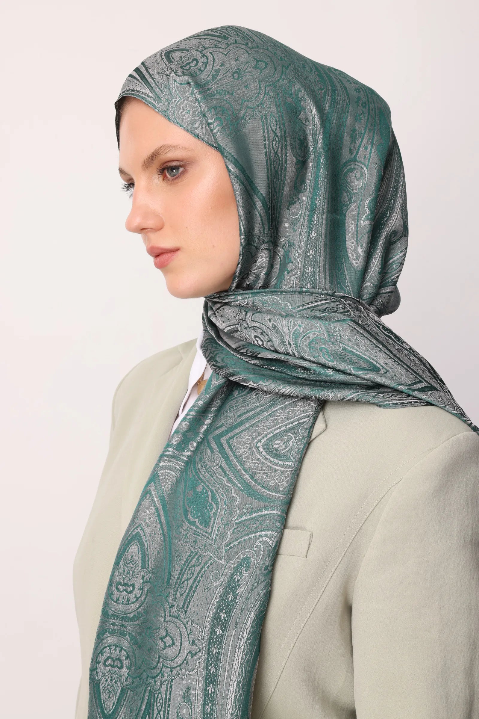 Emerald Lisa Pattern Shawl