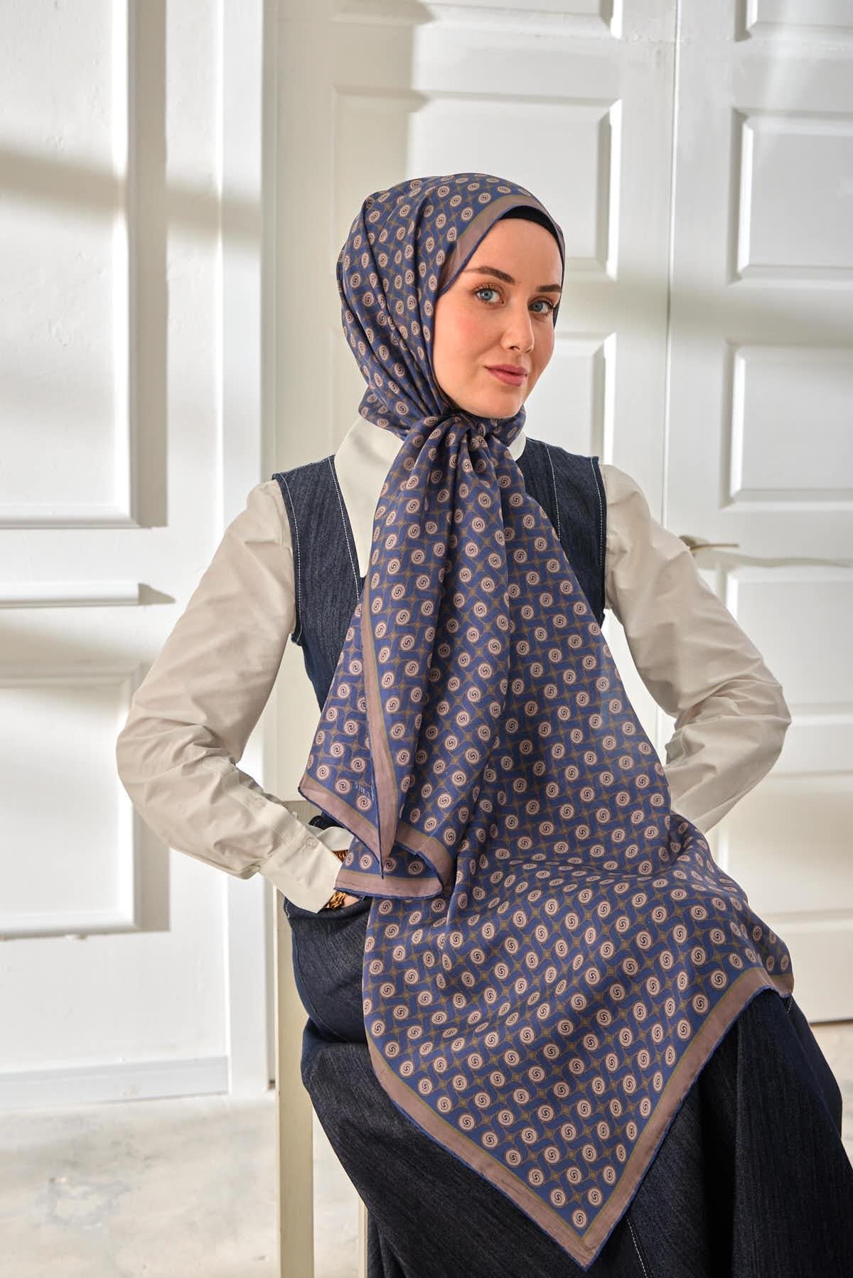 Midnight Sand 100% Voile Silk Shawl Handmade
