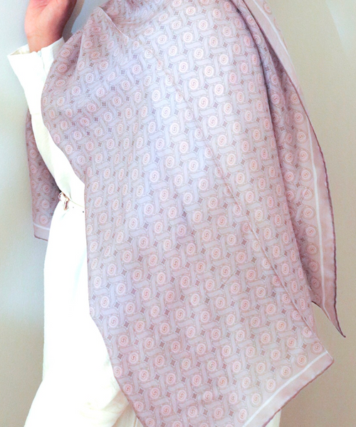 100% Voile Silk Shawl Handmade