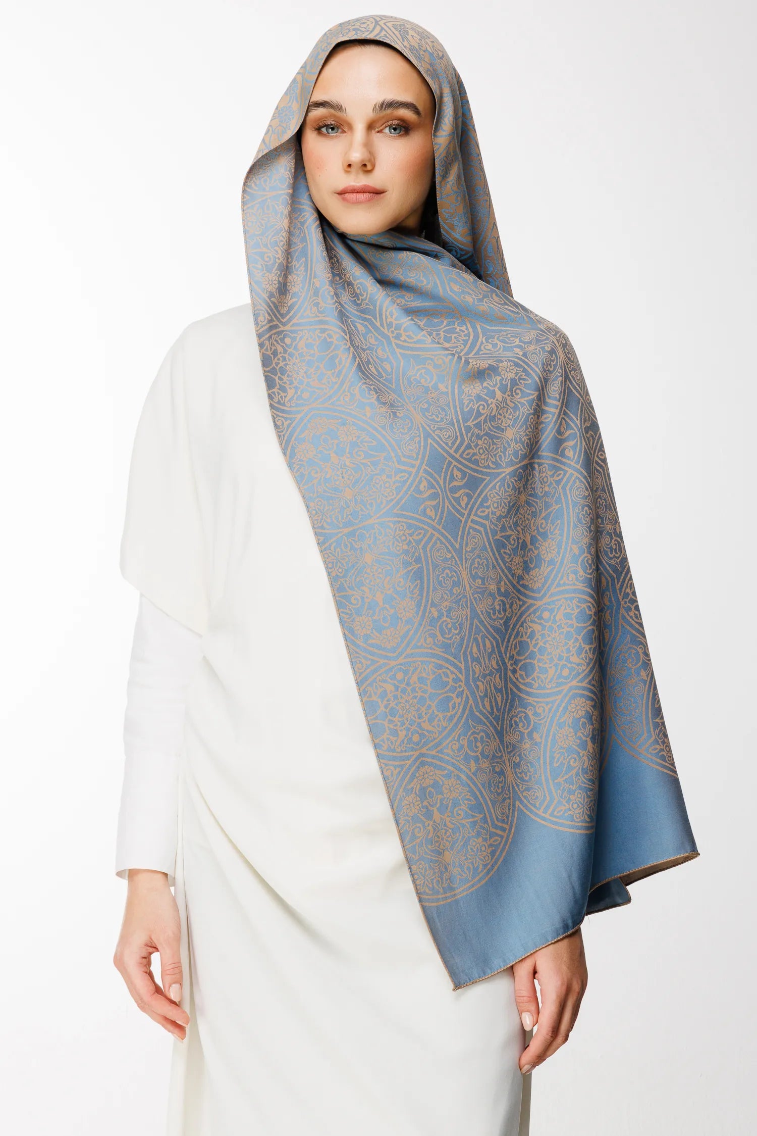 Morocco Pattern Double-Sided Shawl