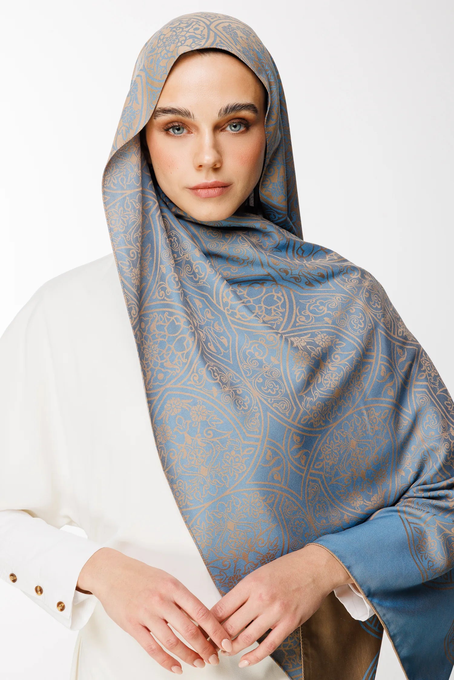 Morocco Pattern Double-Sided Shawl