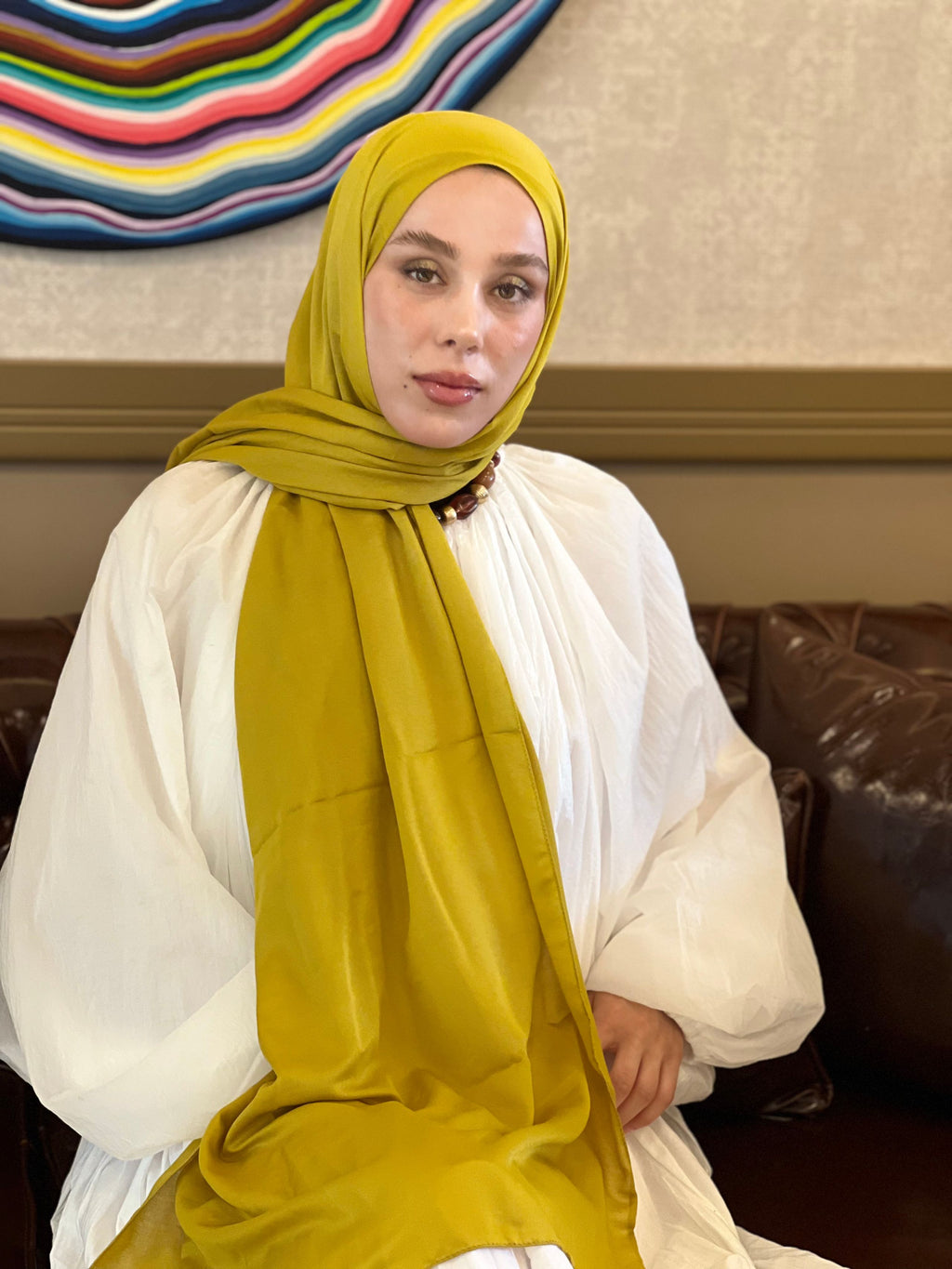 Mustard Modal Shawl