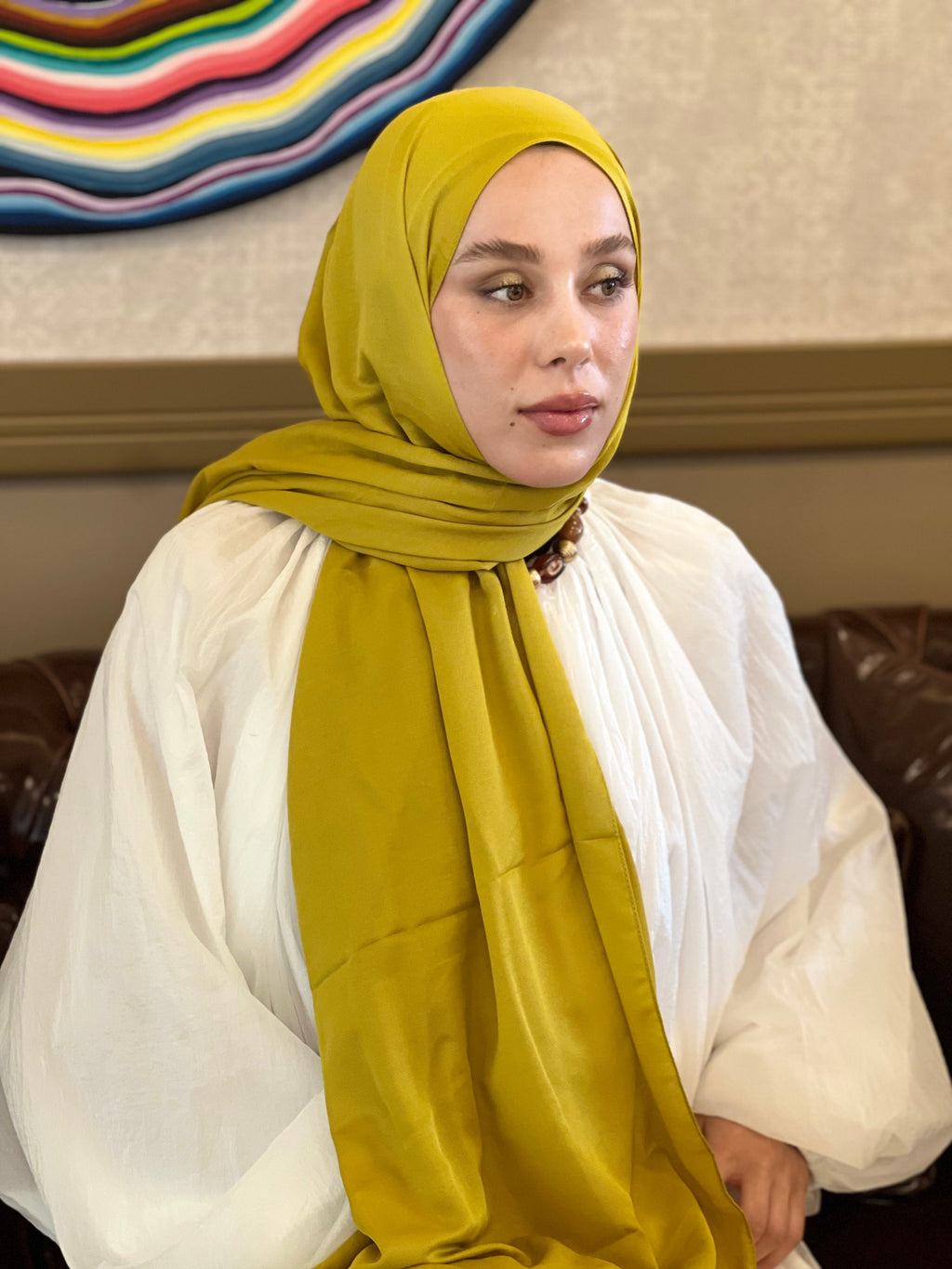 Mustard Modal Shawl
