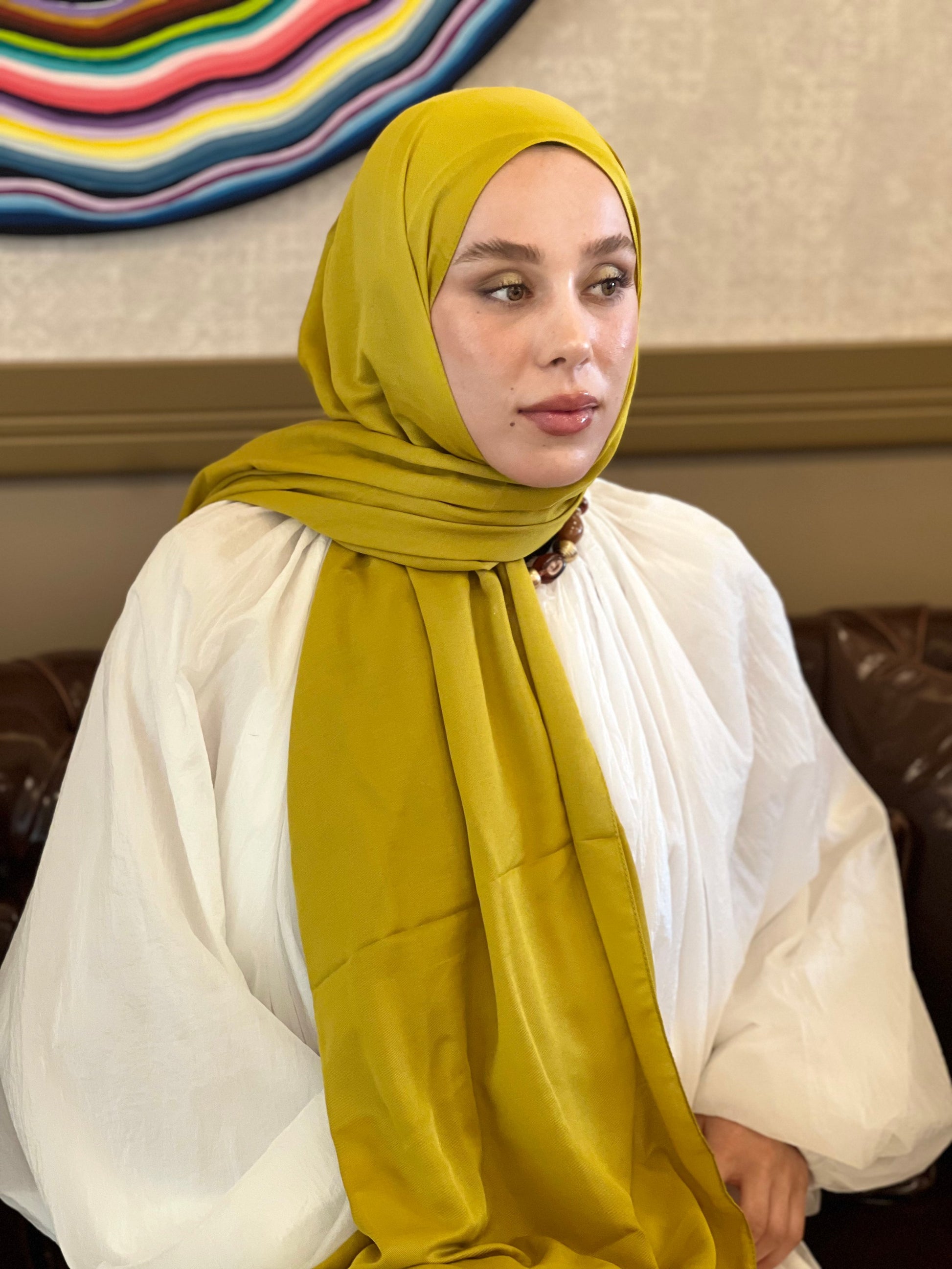 Mustard Modal Shawl