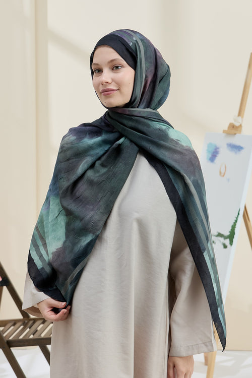 Anthracite Bamboo Shawl