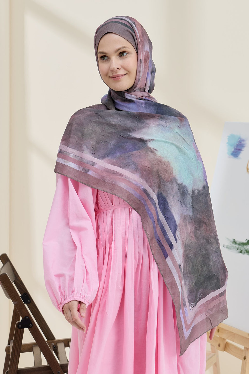 Dusty Brown Bamboo Shawl