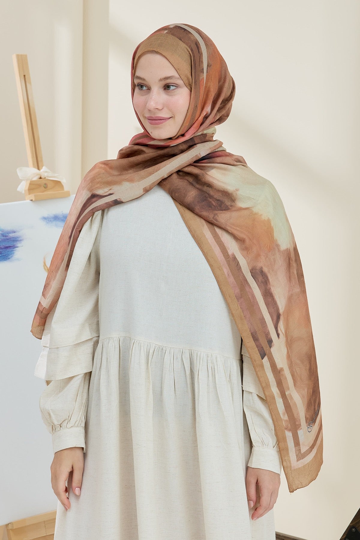 Caramel Bamboo Shawl